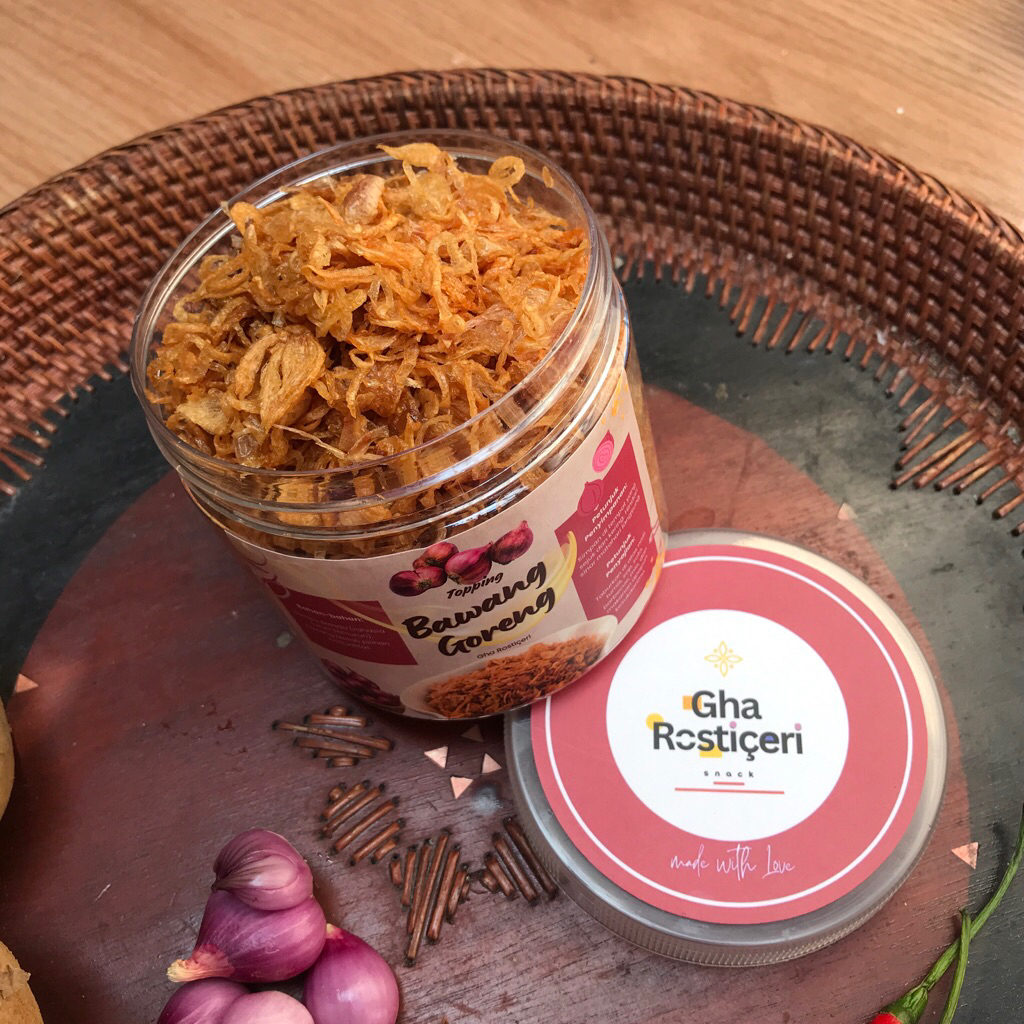 

Gha Rosticeri Bawang Goreng 130gr Taburan Topping Garnish Makanan