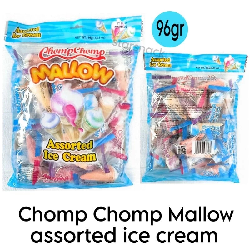 

(PACK) Marsmallow Ice Cream Jam Filling Chomp Chomp (24 pcs)