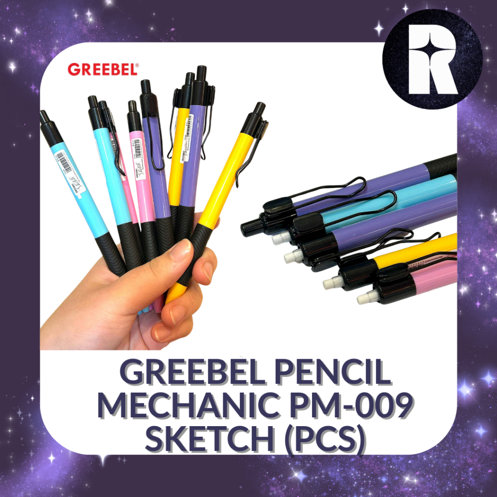 

GREEBEL PENCIL MECHANIC PM-009 SKETCH / PENSIL MEKANIK 0,5MM (PCS)