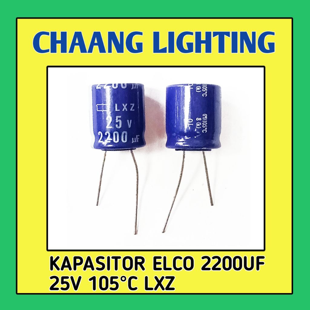 2200UF 25V KAPASITOR ELKO 2200UF 25V CAPASITOR ELCO 2200UF 25V ELCO 2200UF 25V 105°C