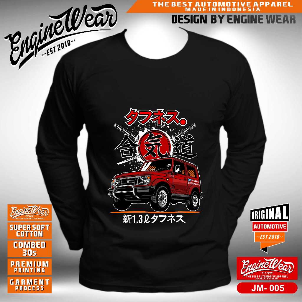 Kaos Jimny SJ410 kaos baju tshirt mobil Jeep Offroad suzuki jimny katana Otomotif mrht