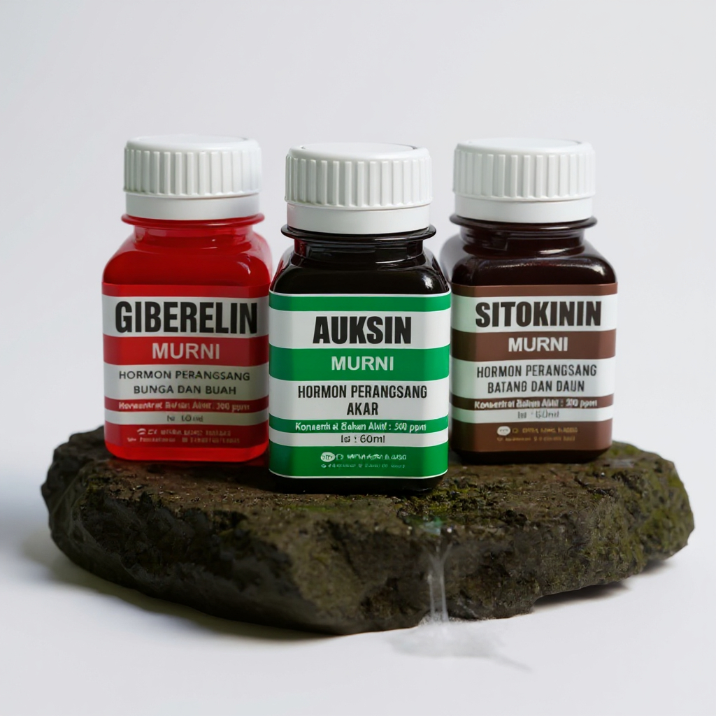 PAKET 3 BOTOL AUKSIN, GIBERELIN, SITOKININ ZAT PENGATUR TUMBUH ZAT PENGATUR TUMBUH