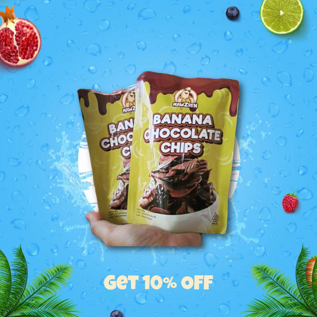 

Banana Chocolate Chips MawZren Full Balutan Cokelat