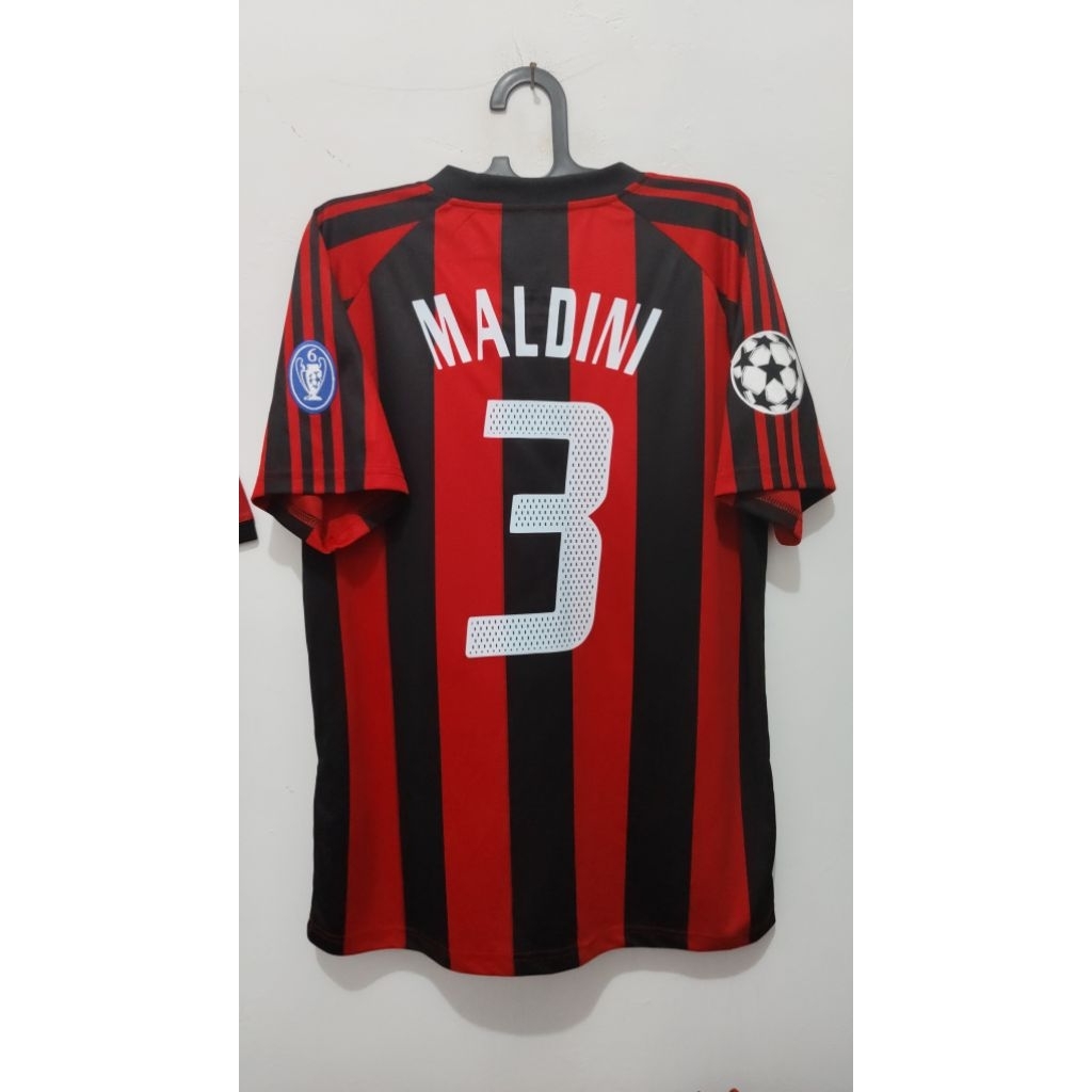 jersey retro Milan Maldini size L