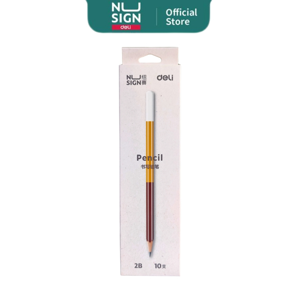 

DELI Nusign Pensil Graphite HB Black NS725-2B 12pcs
