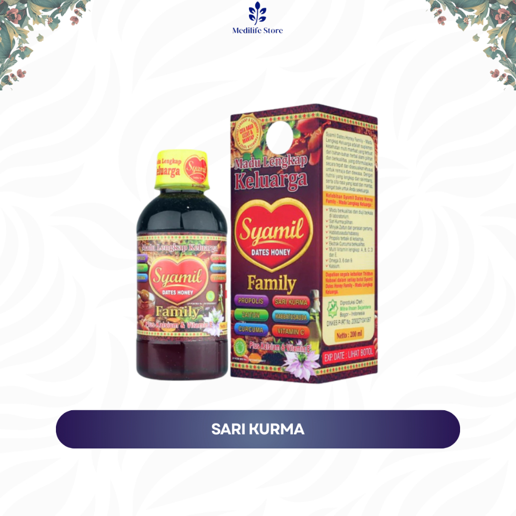

MADU SYAMIL DATES HONEY - madu keluarga + sari kurma | vitamin lengkap untuk anak & dewasa | original Syamil Family