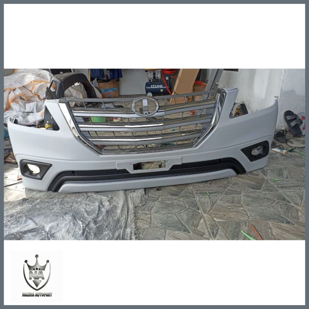 bemper depan toyota innova barong 2015 full set original copotan