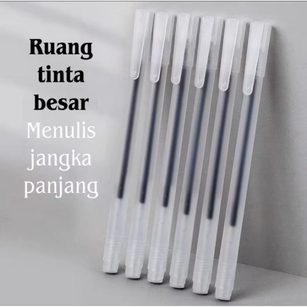 

(ORIGINAL) Pulpen Gel Hitam 0,5 mm produk TERBARU