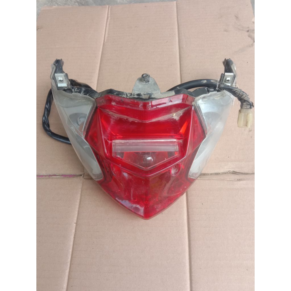STOP LAMP BELAKANG BEAT FI KASAR 2013 SET KABEL ORIGINAL COPOTAN MOTOR