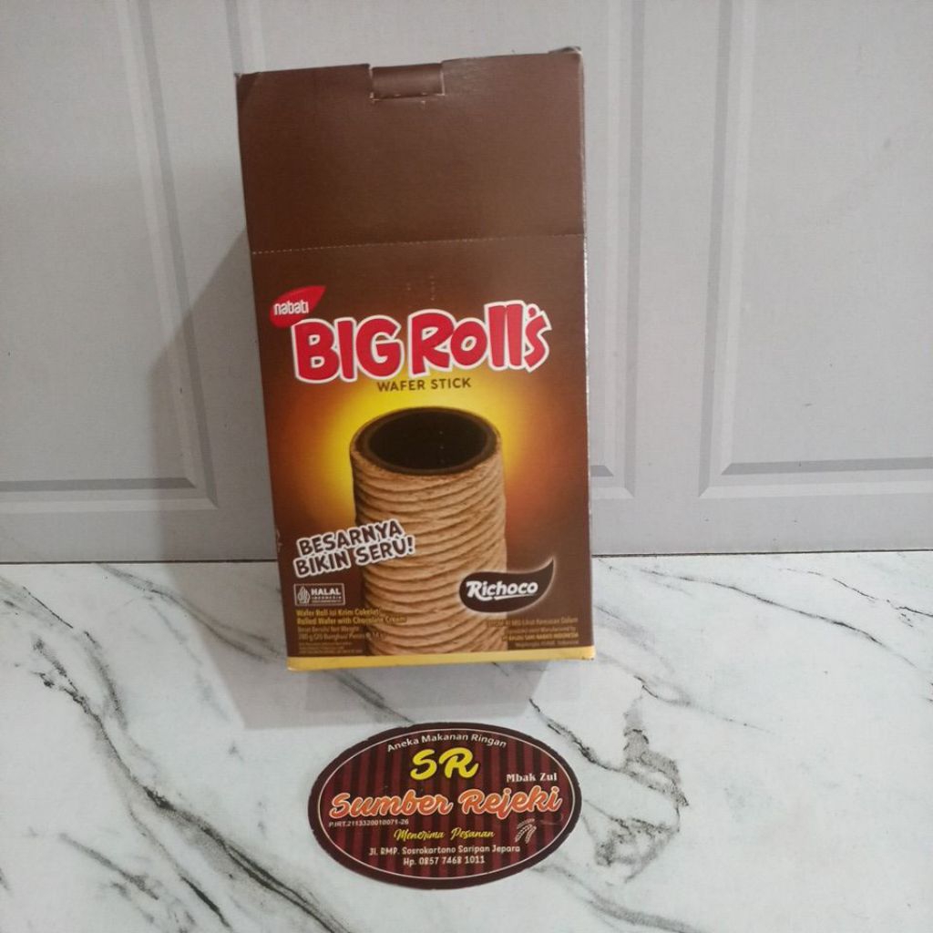 

NABATI BIG ROLLS COKELAT ISI 20PCS