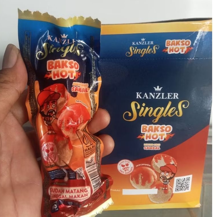 

Kanzler Singles Bakso HOT 1 Box Isi 12 Pcs Sudah Matang Tinggal Makan