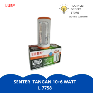 luby senter tangan Jumbo 10+6 watt tahan 50 jam L 7758