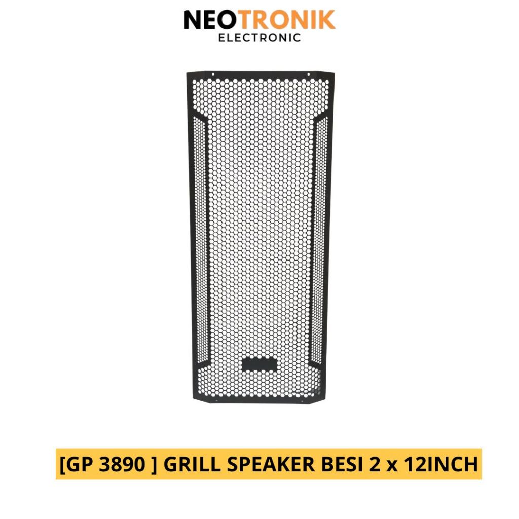 [GP 3890 ] GRILL SPEAKER BESI 2 x 12INCH