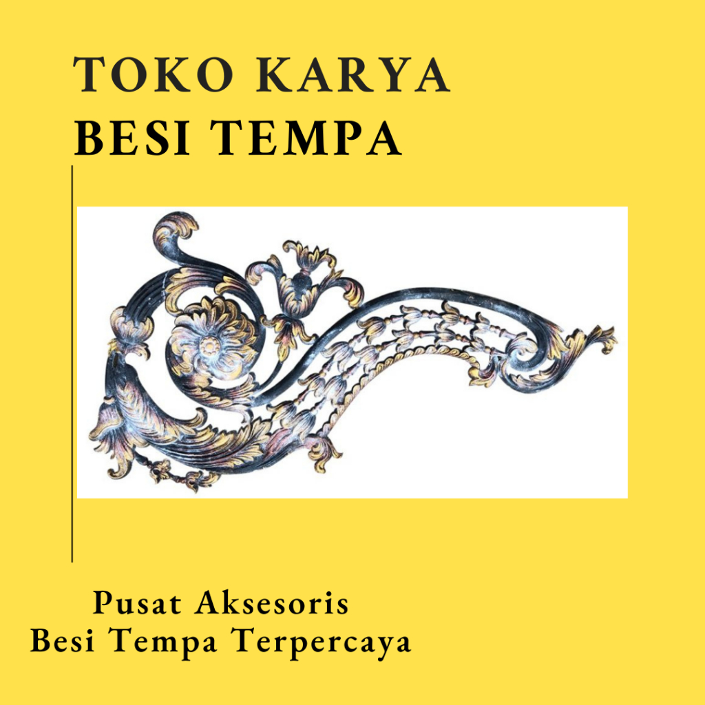 Ornamen Pagar Besi Leaf 1134 / Master Tengah Pagar/Gerbang Mewah / Ornamen Pagar Besi Piring / Ornam