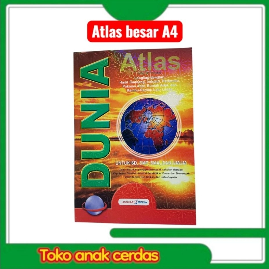 Atlas Indonesia & dunia edisi besar