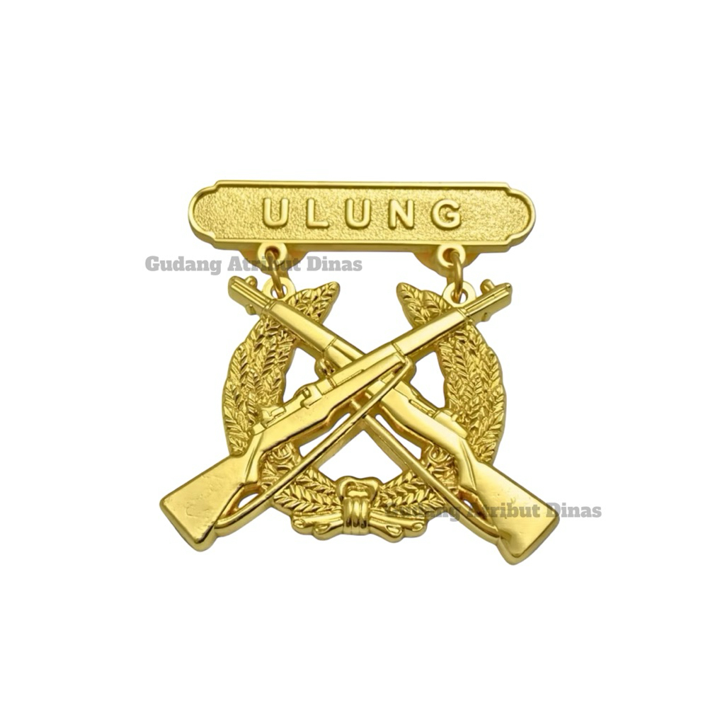 100% LUXURY Brevet Senapan Ulung TNI AL/Brevet Senapan Ulung TNI AL Luxury/Pin Senapan Ulung TNI AL 