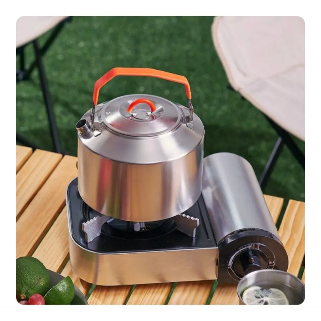 Teko camping outdoor teapot kettle stainless steel / alat masak outdoor / teko camping