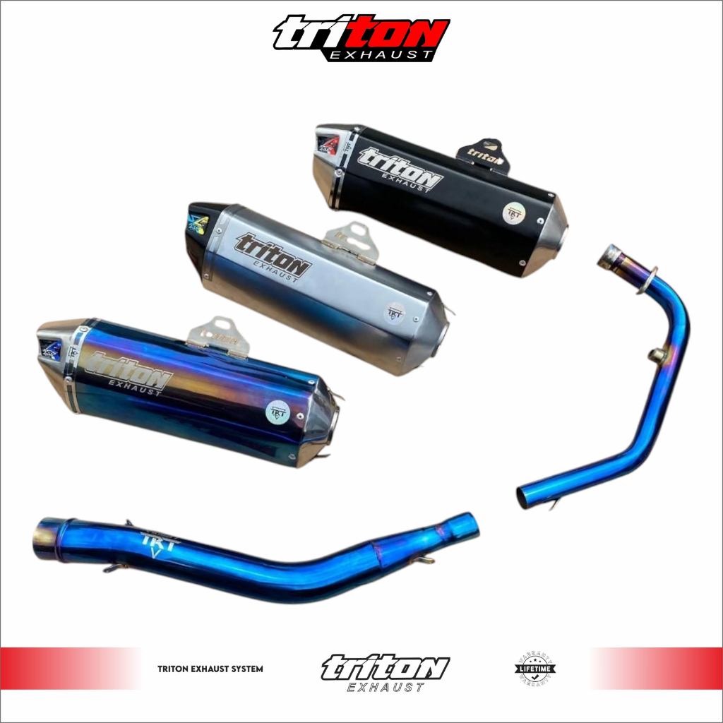 Knalpot Racing CB150R, CBR 150R, GSX 150, R15, Vixion Triton Exhaust type XR-5 Series Free DB Killer