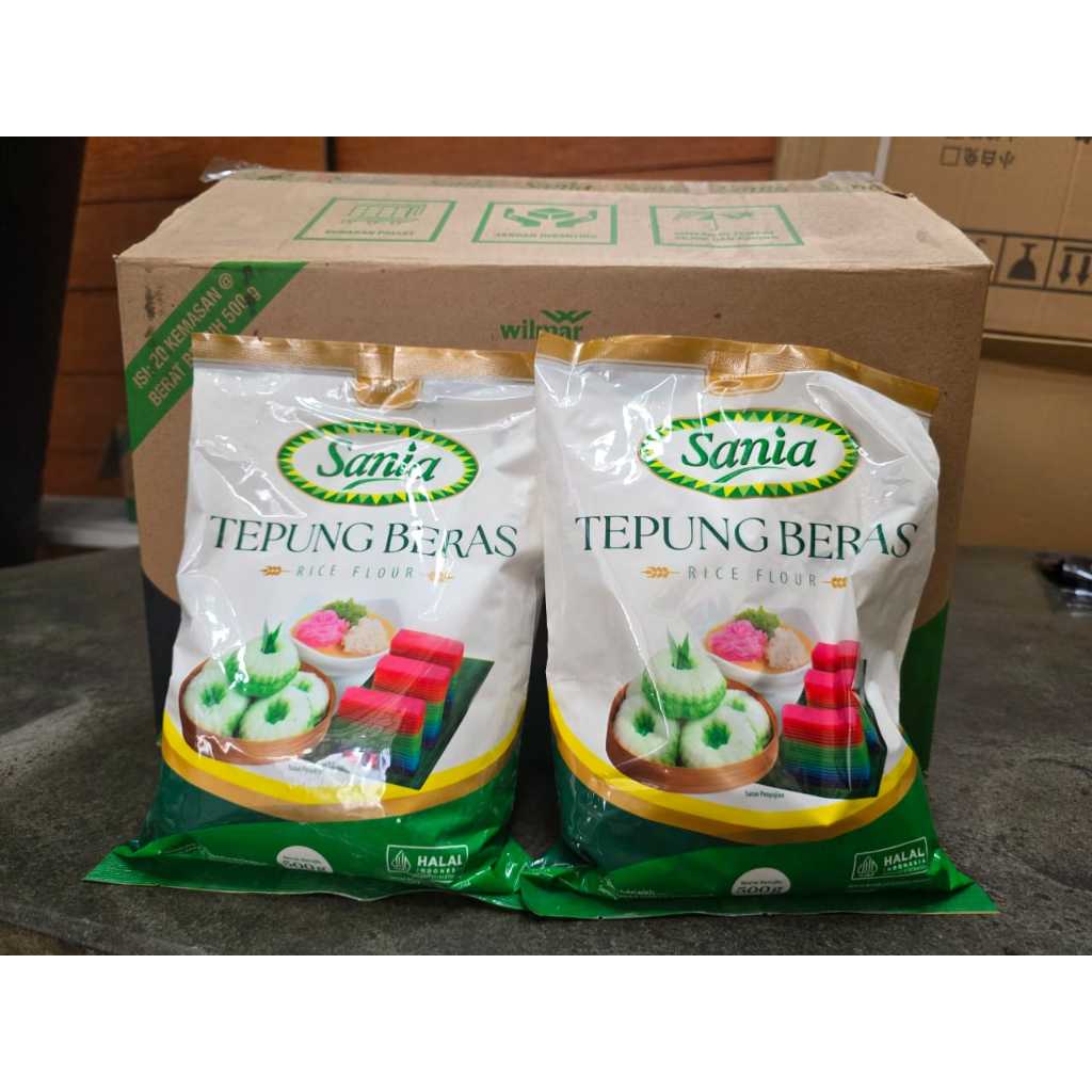 

1 Dus Sania Tepung Beras 500 gr 20 Pcs