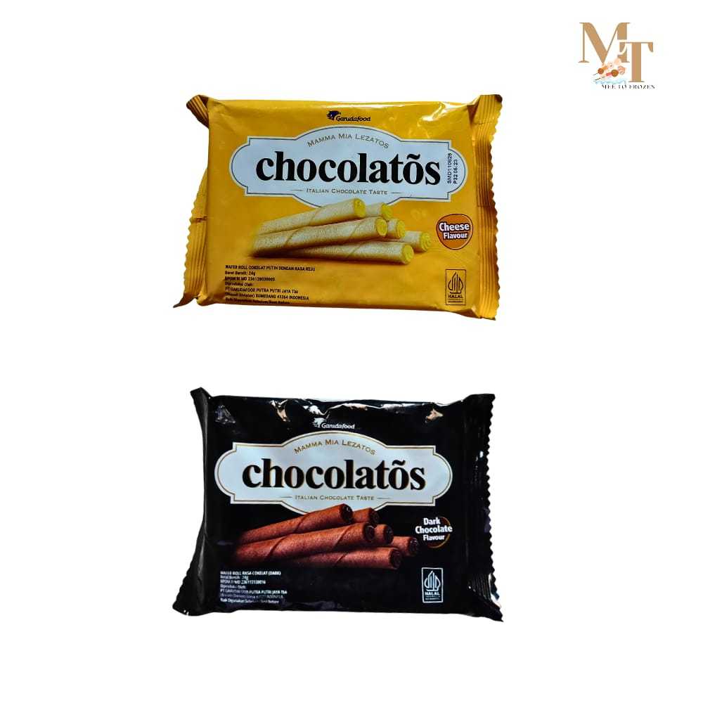 

Chocolatos Wafer Roll Premium 1 Pcs – Camilan Renyah Manis