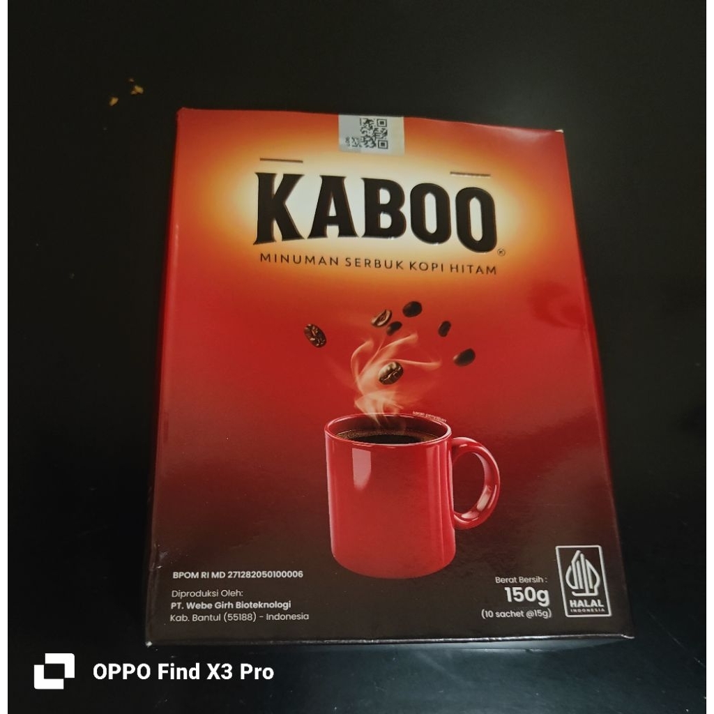 

kopi kaboo ternikmat tanpa gula sudah puas