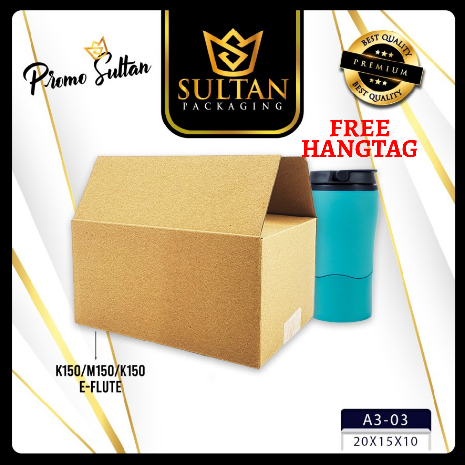 

Box Packaging - Dus Barang Kotak Penyimpanan - Kardus Besar Ukuran 20x15x10 cm - A303