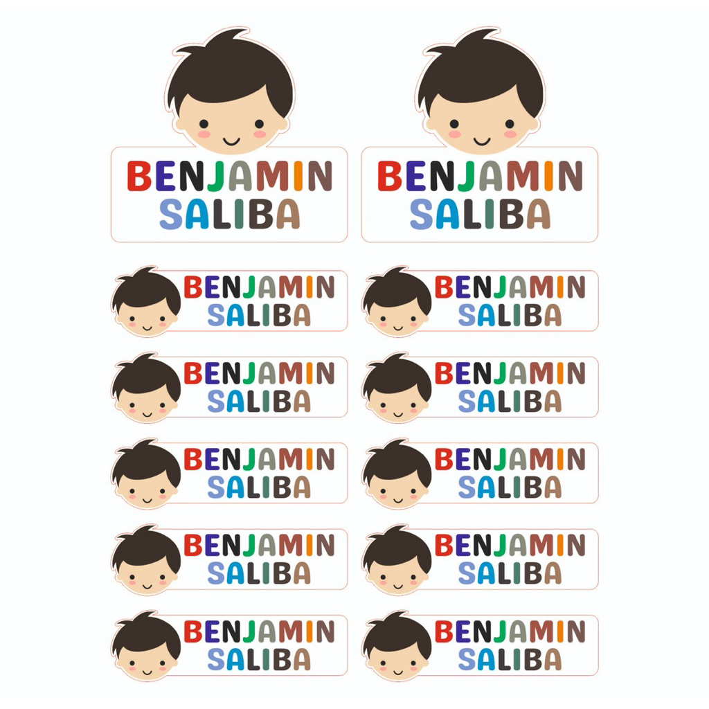 

NESSPRINT sticker nama label nama cetak stiker custom nama