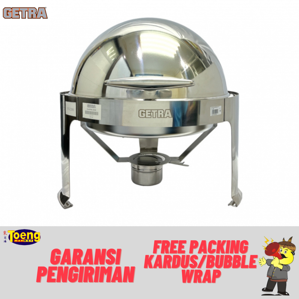 Chafing Dish/Wadah Makanan - CHAFING DISH ROUND SOLID TOP YF-721 GETRA