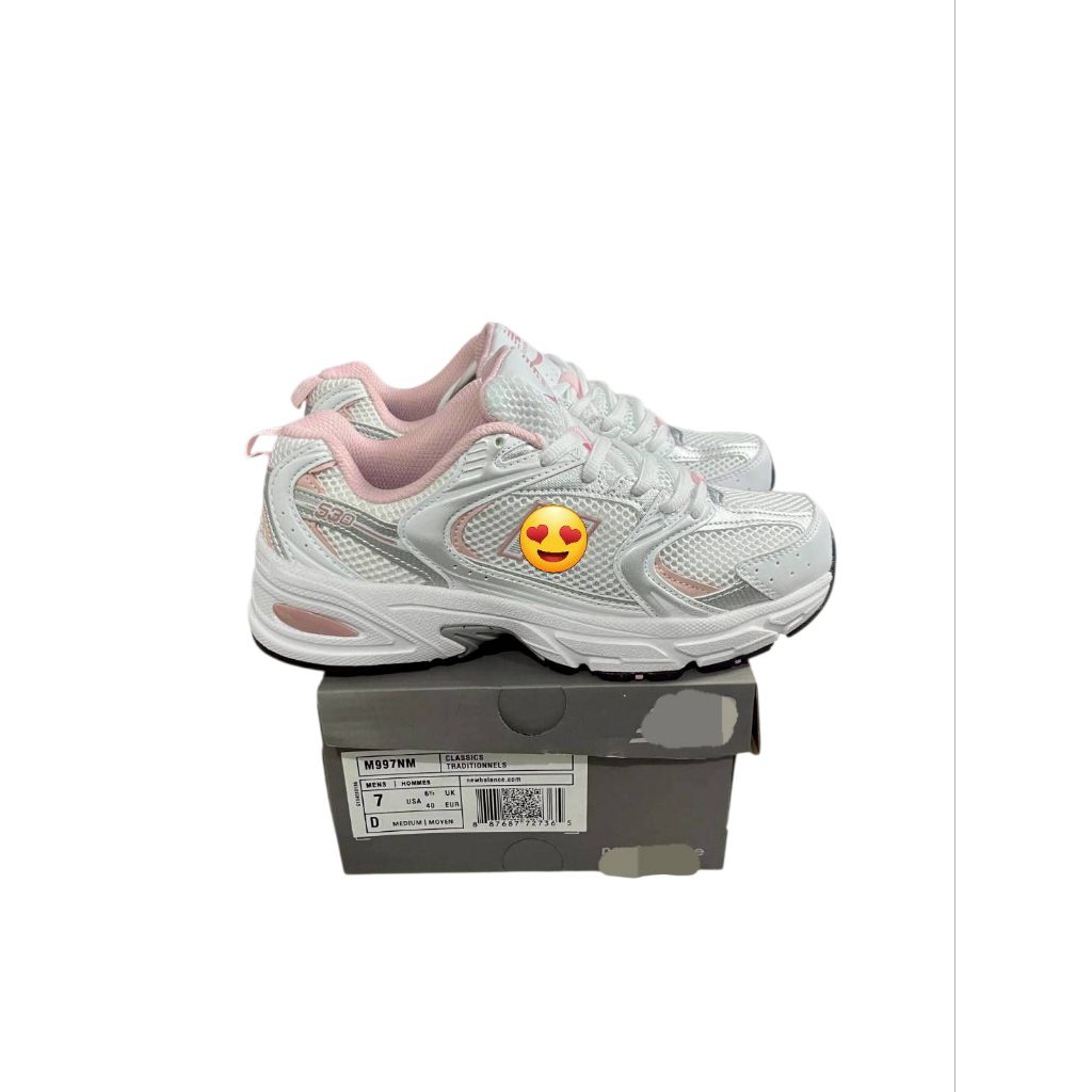 SEPATU JALAN / SEPATU RUNNING/ SNEAKERS/ SEPATU WANITA 53O WHITE PINK