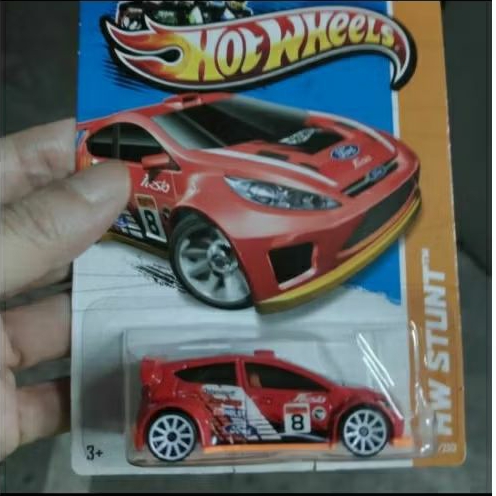 hot wheels 12 for fiesta treasure hunt merah oranye langka WRC rally bkn super
