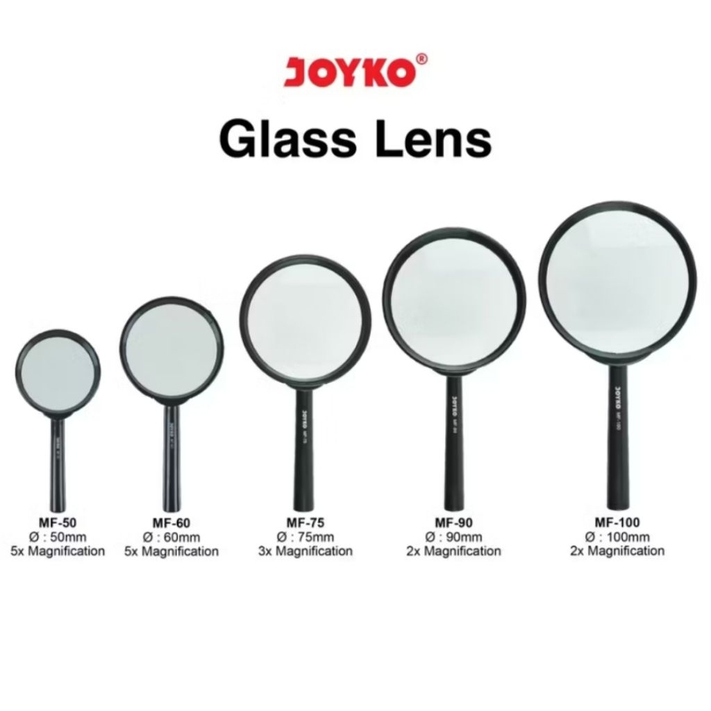 

GLASS LENS/KACA PEMBESAR JOYKO MF-50 / MF-60 / MF-75 / MF-90 / MF-100