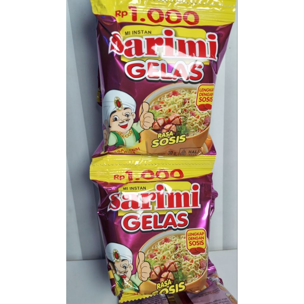 

sarimi gelas 1 renceng isi 10