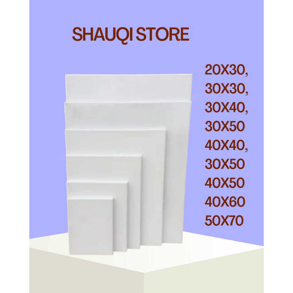 

KANVAS LUKIS UKURAN 20X30, 30X30, 30X40, 40X40, 30X50, 40X50, 40X60, 50X70