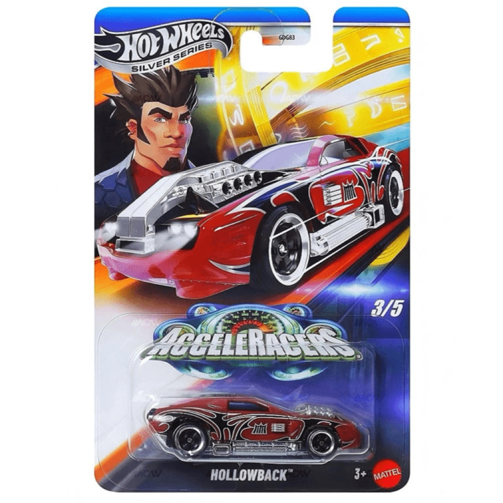 Hotwheels Acceleracer Silver Series Hollowback