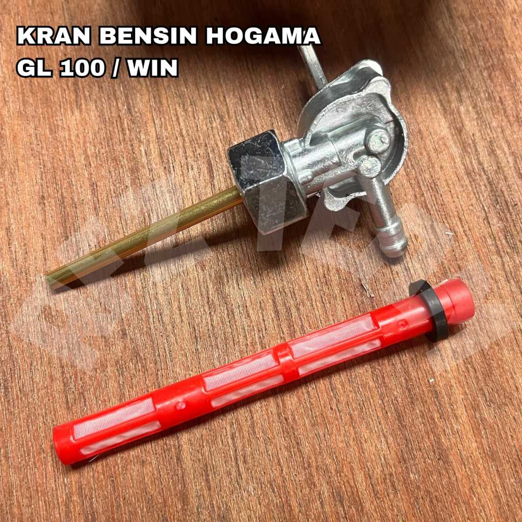 Kran Bensin GL 100 GF6 / CB 100 / Keran Membran Win 100 / Fuel Cock GL Max / Original HOGAMA