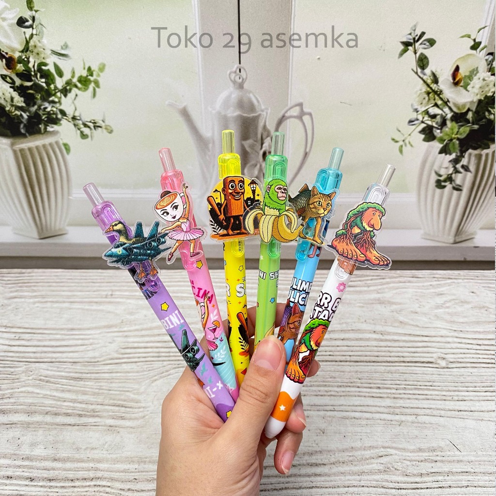 

PULPEN CETEK AKRILIK BRAINROT ANOMALI PC-2024 PEN ALAT TULIS PERLENGKAPAN SEKOLAH LUCU