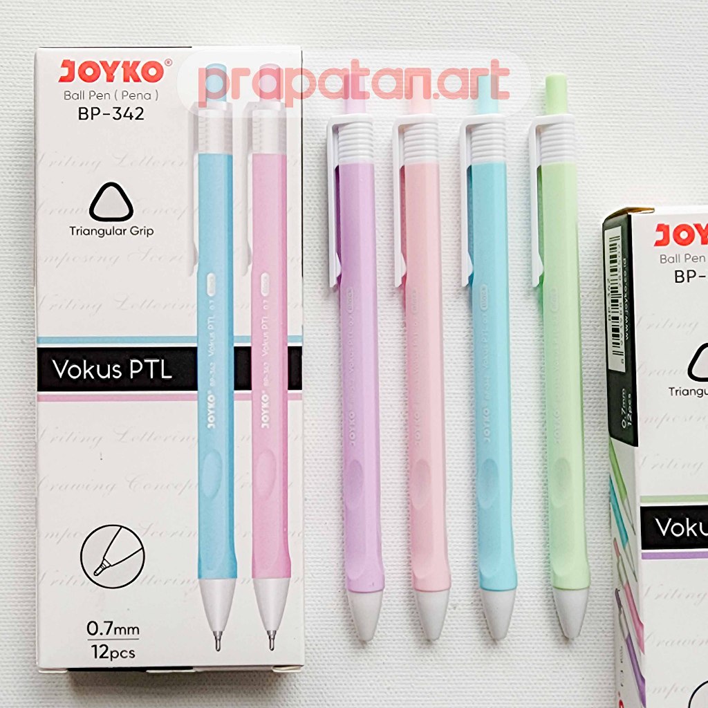 

Joyko BP-342 PTL Vokus Ball Pen 0.7mm | Ballpoint | Pulpen Pena