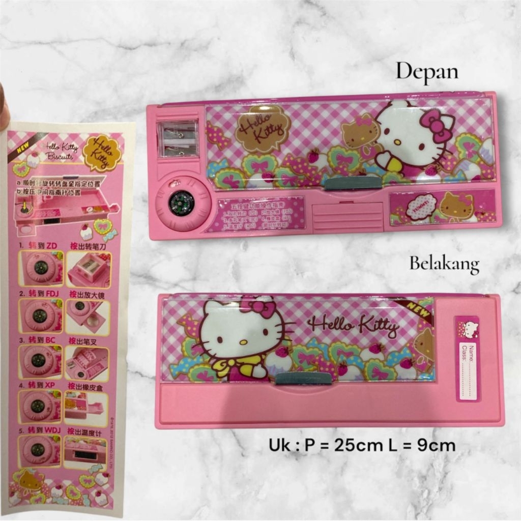 

Tempat pensil / Pencil case HY210138 Hello Kitty Ori sanrio