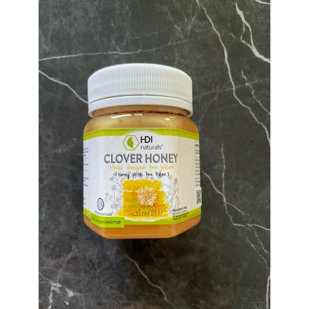 Madu exp 2029 Clover Honey 250 gram Original Murah