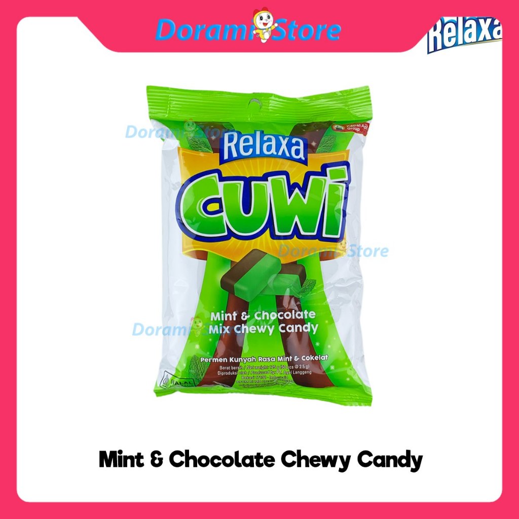 

Relaxa Cuwi Candy 125gr Isi 50pcs / Permen Mint Kunyah