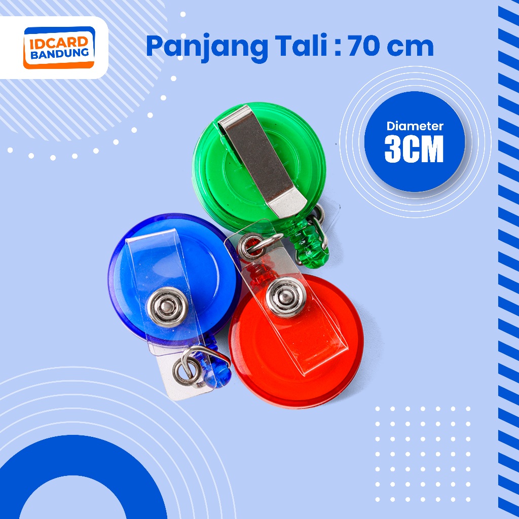 

YOYO TRANSPARAN Tali Id Card Gantungan Id Card Hang Tag Name Tag