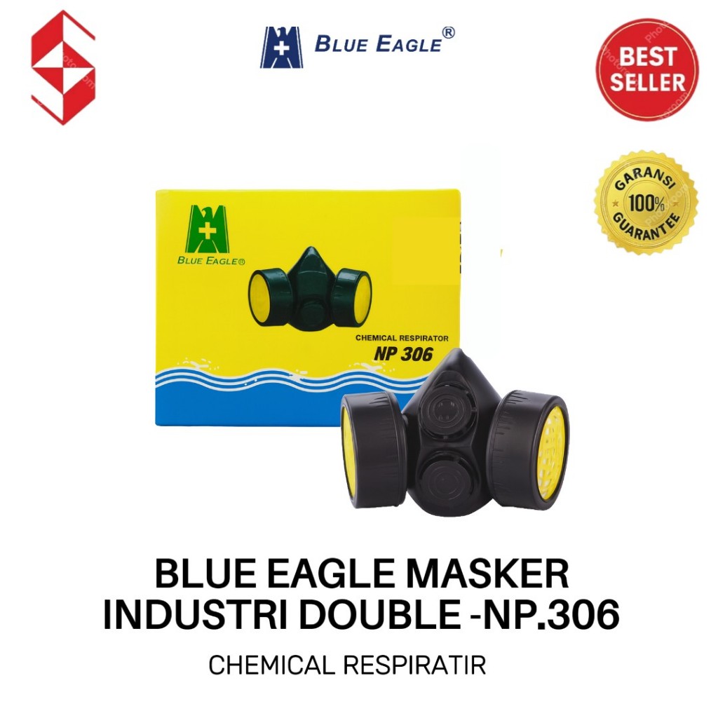 blue eagle masker industri double Np-306