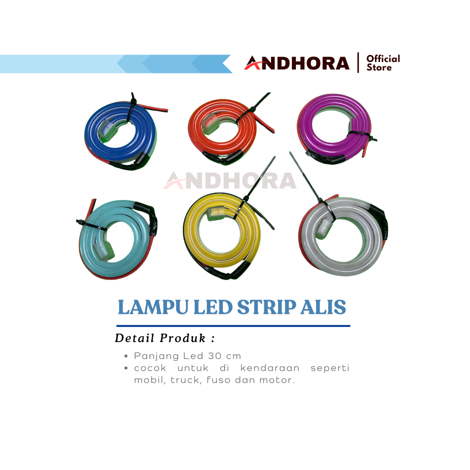 Strip Alis Lampu Motor Mobil