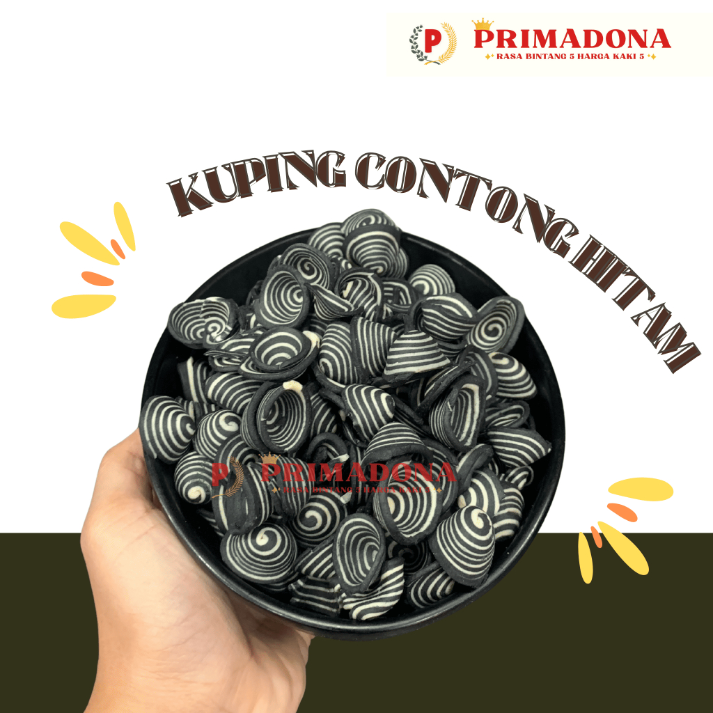 

KUPING CONTONG HITAM SNACK CAMILAN KILOAN 250GR 500GR