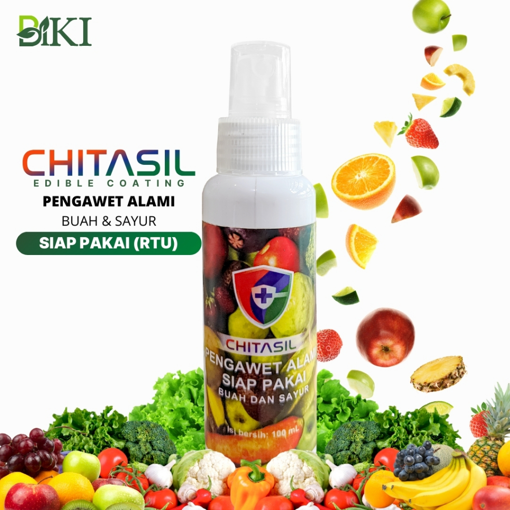 

Chitasil Edible Coating RTU/Siap Pakai - Pengawet Alami Buah dan Sayur 100 mL