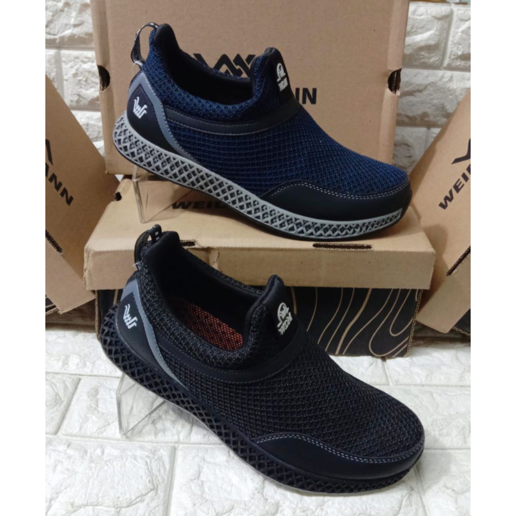 Sepatu slip on casual WEIDENMANN WOLVO 03 terbaru original
