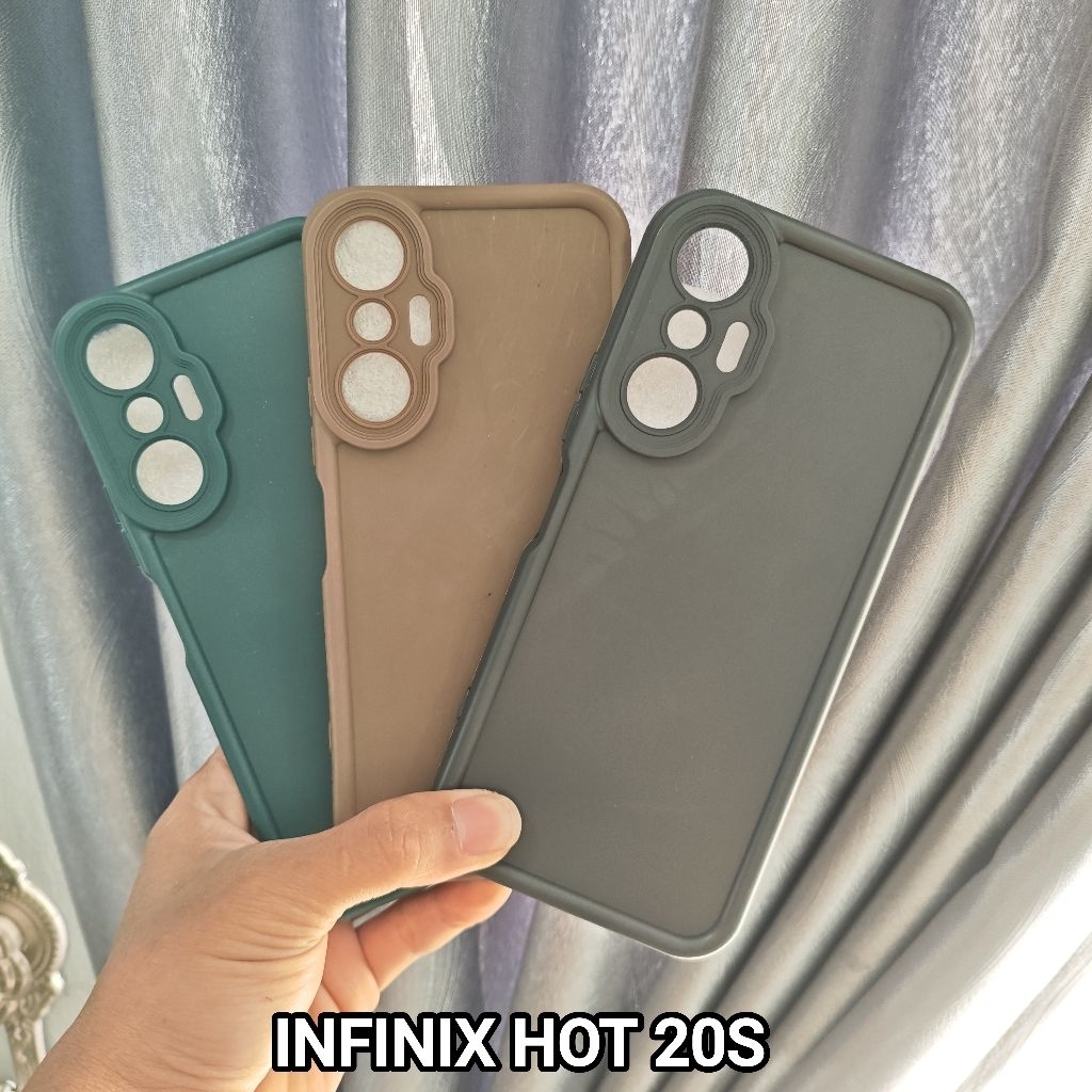 SOFTCASE MATTE ROSE BOLD INFINIX HOT 20S
