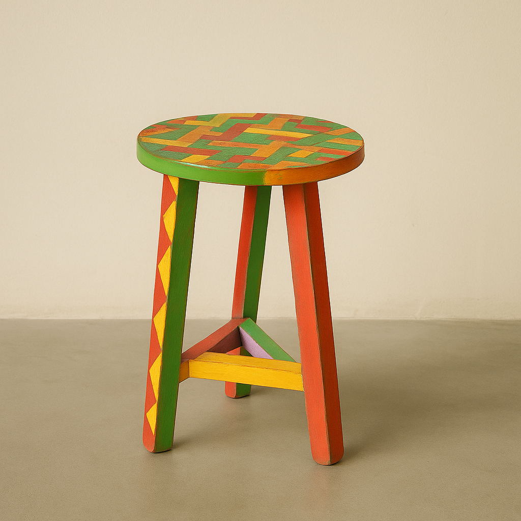 3 Legged Chair - Kursi Kaki Tiga - Kursi Bulat Kaki Tiga