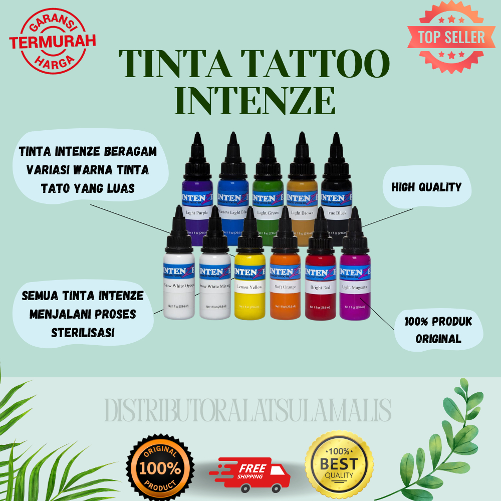 TINTA INTENZE TATO INTENZE 15ml TATO/TATTOO/TATOO