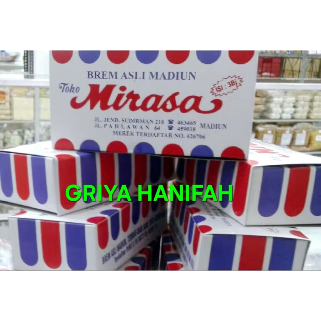 

BREM MIRASA asli madiun isi 3 pcs